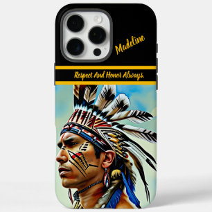 Native Craft: artistieke flair iPhone 16 Pro Max Hoesje