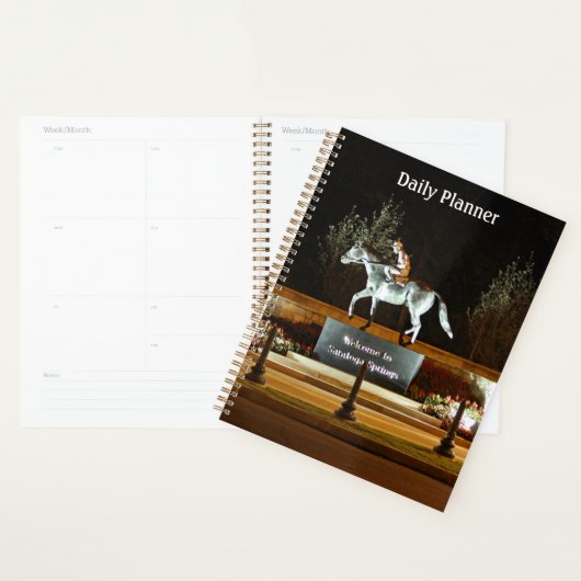 Native Dancer Horse Statue Saratoga Daily Planner (Display)