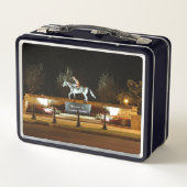 Native Dancer Horse Statue Saratoga Lunchbox (Achterkant)