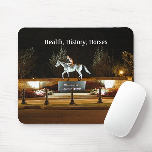 Native Dancer Horse Statue Saratoga Mousepad Muismat (Met muis)