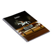 Native Dancer Horse Statue Saratoga Notitieboek (Rechterzijde)