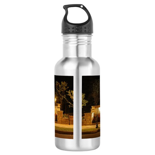 Native Dancer Paard Standbeeld Saratoga Waterfles Waterfles (Achterkant)