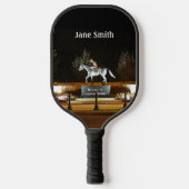 Native Dancer Statue Saratoga Pickleball Paddle (Voorkant)