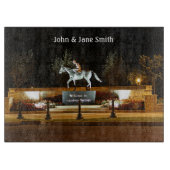 Native Dancer Statue Saratoga Snijplank (Voorkant)