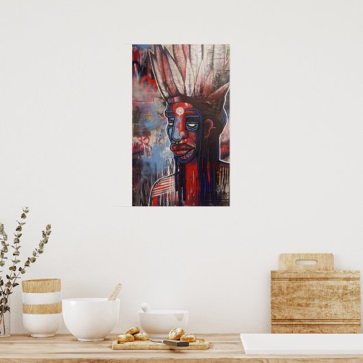 "Native", door Ryan Gardell Poster (Keuken)