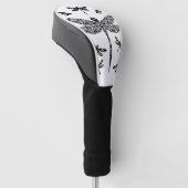 Native Dragonfly Spirit Golf Head Hoesje Golfheadcover (Schuin)