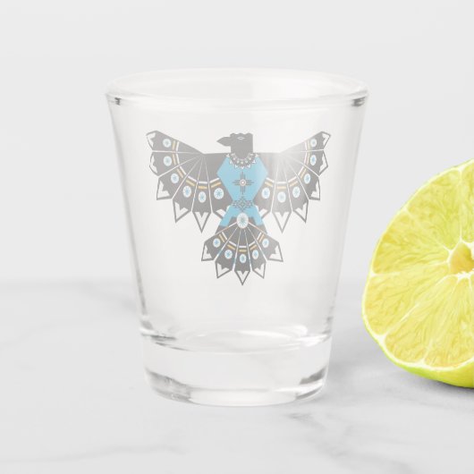 Native Eagle Shot glass Shot Glas (Achterkant)