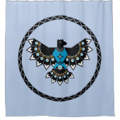 Native Eagle Shower Curtain Douchegordijn (Voorkant)