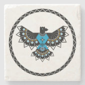 Native Eagle Stone Onderzetter (Voorkant)