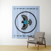 Native Eagle Tapestry Wandkleed (In situ)
