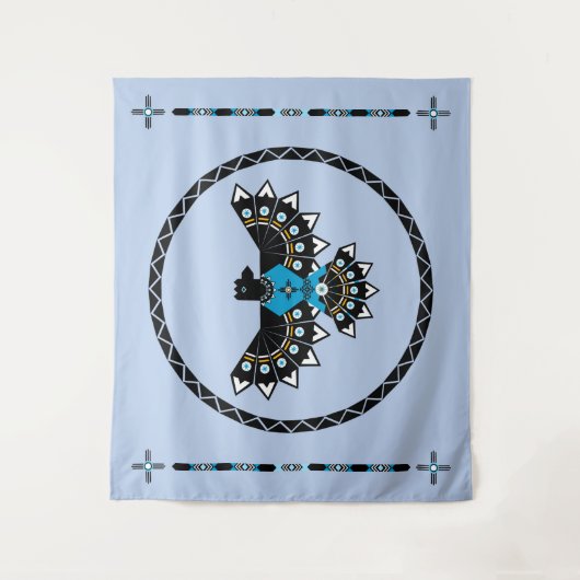 Native Eagle Tapestry Wandkleed (Voorkant)