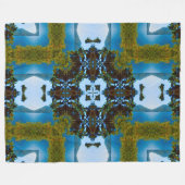 Native Earth, Wind & Water Energiebalans Mandala Fleece Deken (Voorkant (Horizontaal))