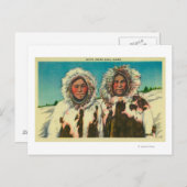 Native Eskimo Girls in AlaskaState Briefkaart (Voorkant / Achterkant)