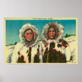 Native Eskimo Girls in AlaskaState Poster (Voorkant)
