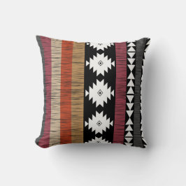 Native Ethnic Colorful Lines Patroon Kussen