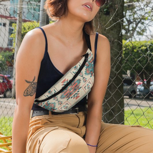 Native Etnische Patroon Boho Naadloos Heuptasje