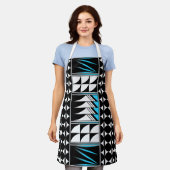 Native Feather Blessing in Turquoise Schort (Gedragen)