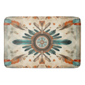  Native Feather Retro Dream Catcher Pattern Badmat (Voorkant)