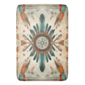  Native Feather Retro Dream Catcher Pattern Badmat (Voorkant Verticaal)