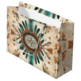  Native Feather Retro Dream Catcher Pattern Groot Cadeauzakje