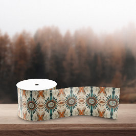  Native Feather Retro Dream Catcher Pattern Grosgrain Lint