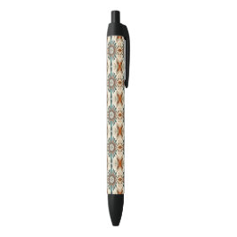  Native Feather Retro Dream Catcher Pattern Zwarte Inkt Pen