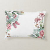 Native Floral Australische Dieren Meisje Kwekerij Accent Kussen (Achterkant)