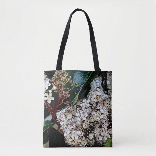Native florale canvas tassen (Voorkant)