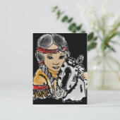 Native Friends Briefkaart (Staand voorkant)