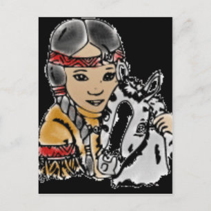 Native Friends Briefkaart