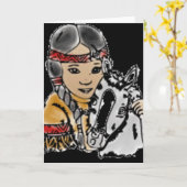 Native Friends Kaart (Gele Bloem)