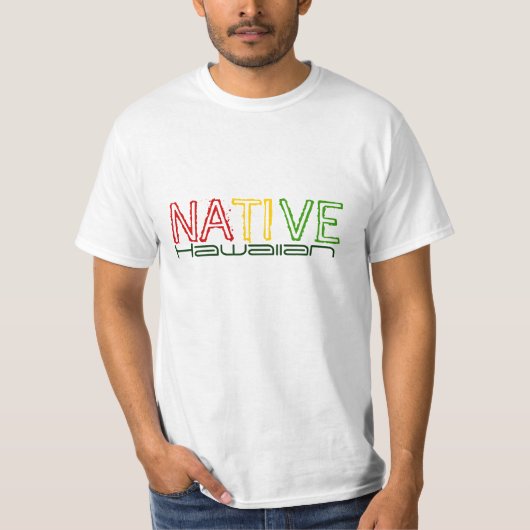 Native Hawaiian value t-shirt (Voorkant)
