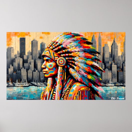 NATIVE HERITAGE MAAND-KRIJGERS 22F POSTER (Voorkant)