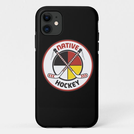 Native Hockey Phone Case (Achterkant)