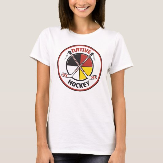 Native Hockey T-Shirt - Vrouwen (Voorkant)