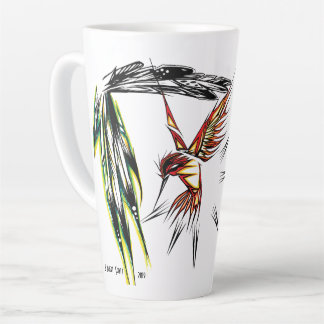 Native Hummingbird totem Latte mok
