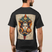 Native Ink: Linework Tattoo Kleding met Culturele T-shirt (Achterkant)