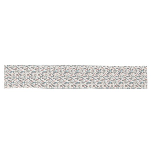 Native-Inspired Table Runner Dreamcatcher Print Lange Tafelloper (Horizontaal)