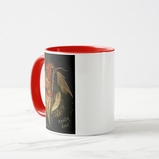 Native "Kaw" Mug Mok (Voorkant links)