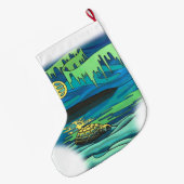 Native Kerstmis Stockings Personalized Stockings Grote Kerstsok (Achterkant (Hangend))