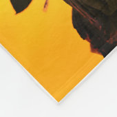 Native Kiowa "Morning sky" original art Fleece Deken (Hoek)