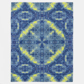 Native Lakota Sioux Tribal Eagle Medicine Mandala Fleece Deken (Voorkant)