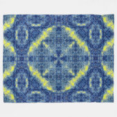 Native Lakota Sioux Tribal Eagle Medicine Mandala Fleece Deken (Voorkant (Horizontaal))