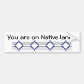 Native Lands Bumpersticker (Voorkant)