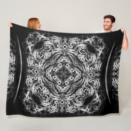 Native Lightning Dragon Tribal Mandala Quilt Fleece Deken