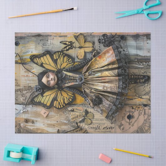 Native Maiden Fairy Decoupage Tissuepapier (Craft)