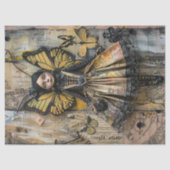 Native Maiden Fairy Decoupage Tissuepapier (Voorkant)