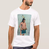 Native Man Named Lone Elk T-shirt (Voorkant)