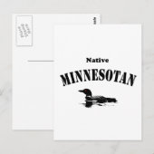 Native Minnesotan Briefkaart (Voorkant / Achterkant)