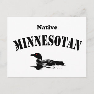 Native Minnesotan Briefkaart